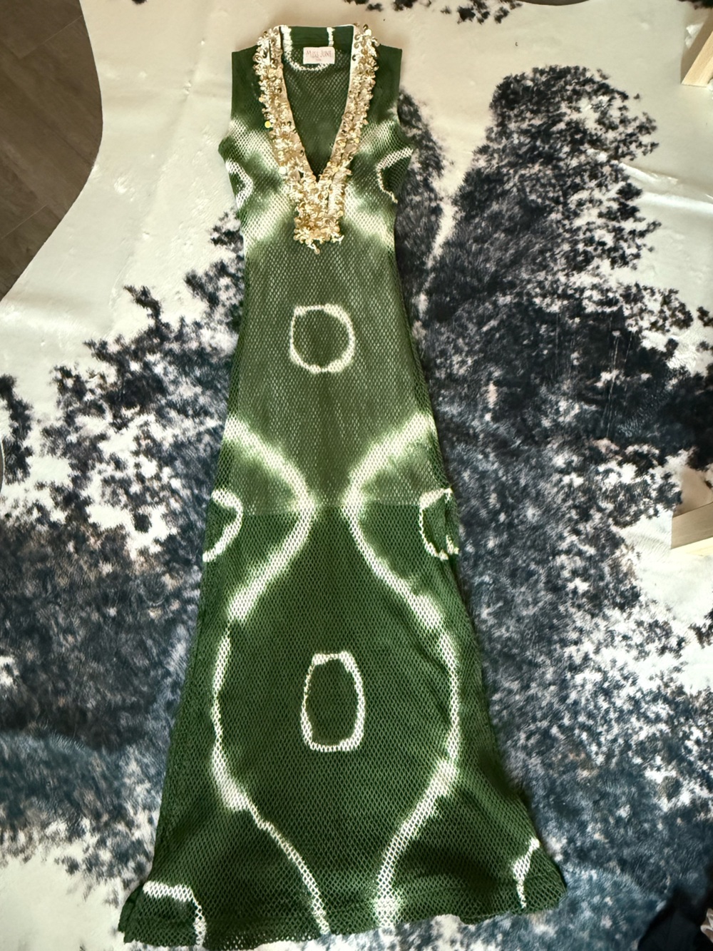 NWOT Miss June Paris Boho Maxi Dress